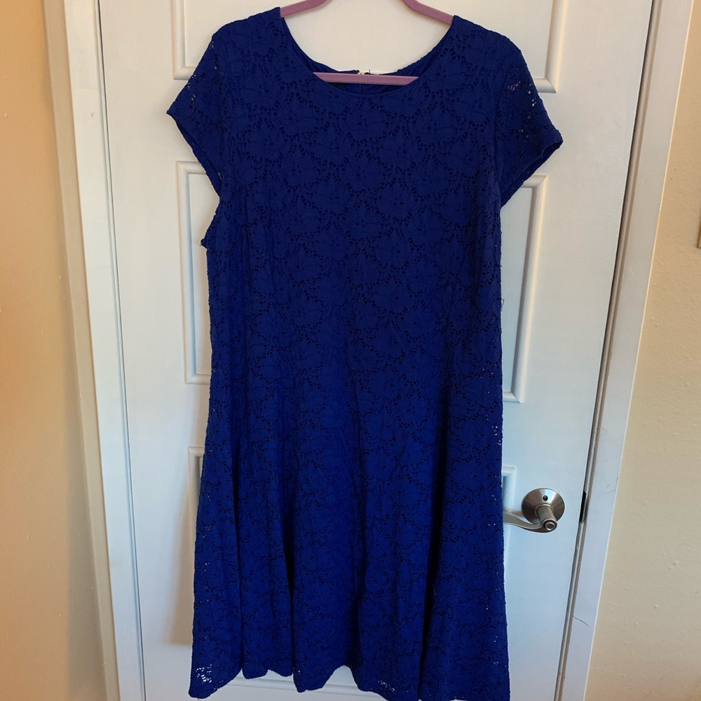 Alfani Blue Lace Dress